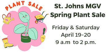 2024 Spring Master Gardener Volunteer plant sale is Friday and Saturday, 9 a.m. to 2 p.m. at the UF/IFAS Extension St. Johns County office, 3125 Agricultural Center Drive. Cash and checks only, rain or shine, bring your own wagon.